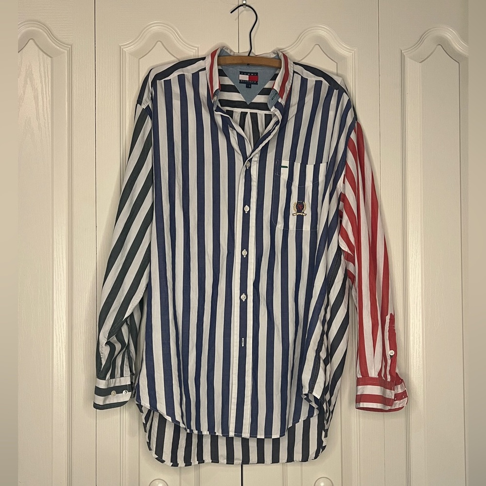 Stripped Colorful Button Shirt - Tommy Hilfiger